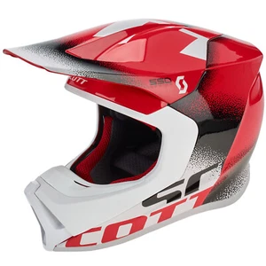 SCOTT Helmet 550 Noise ECE Gr. S Neu Motorcrosshelm Enduro Speedway Helm Red - Picture 1 of 5