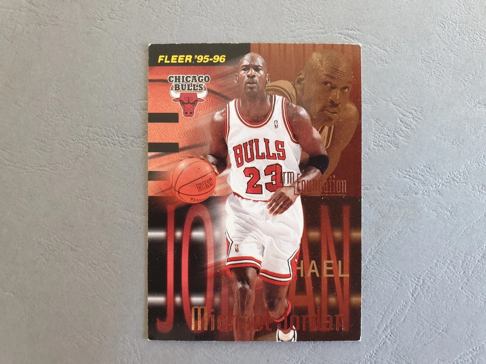 Carte collection basket Fleer NBA 95 - 96 - Mickael Jordan Firm Foundation #394 - Photo 1/4