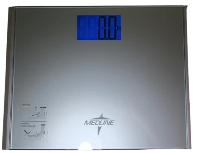 Medline Digital Step-On Floor Scale 440 lb Weight Capacity MDR440FD ✅ - Image 1 of 4