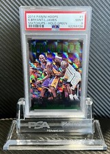 🎇 2014 HOOPS KOBE BRYANT LEBRON JAMES MATCHUPS HOLO GREEN #ed 1/25 PSA 9 POP 1