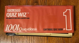 1980 Coleco Quiz Wiz The Computer Answer Game Cartridge Only NO BOOk - Picture 1 of 2