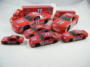 BILL ELLIOTT ~ AMOCO FORD RACING #11 ~ TRANSPORTERS AND CARS - Picture 1 of 12