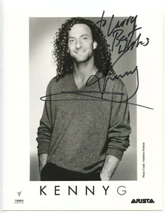 Kenny G Signed 8x10 Photo Autographed Vintage Signature Saxophonist - Picture 1 of 2