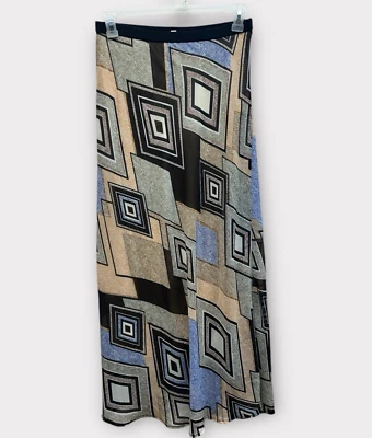 PLEIONE Womans Sz M Skirt Boho Maxi Brown A-Line - Image 1 of 4