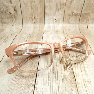 Chantal Thomass Pink Crystal Fade Eyeglasses FRAMES - CT 14023 52-16-135 France - Picture 1 of 20