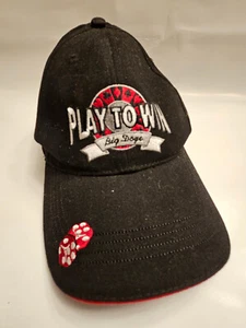 Gorra ajustable vintage Big Dogs Play To Win clásica de póker casino - Imagen 1 de 5