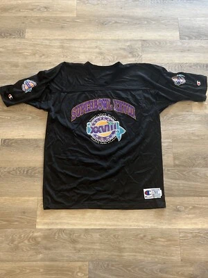 Vintage 1994 Champion NFL Super Bowl 28 Bills vs Cowboys Mesh Jersey Size 52 - Image 1 of 4