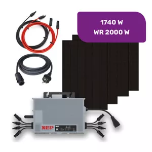 Balkonkraftwerk 1760/2000W Photovoltaik Solaranlage NEPBDM2000 Plug & Play WiFi - Bild 1 von 3