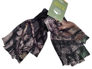 NOS Trebark Fingerless Camouflage Gloves One Size Fits All Northwest Territories - Picture 1 of 11