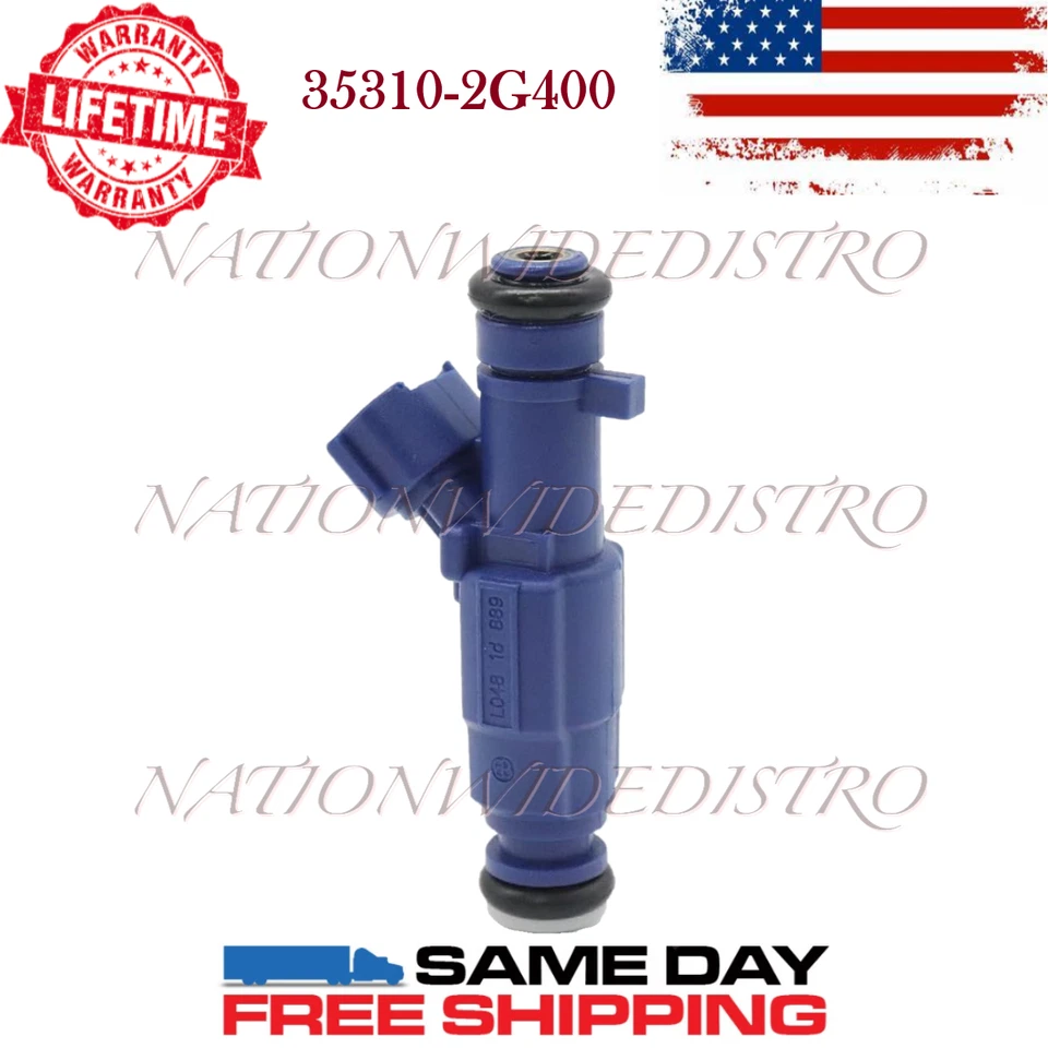 1x Inyector de combustible OEM Hyundai para 2010 2011 2012 2013 Hyundai Tucson 2,4 L I4 Foto 1 de 4