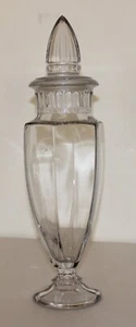 Antique Pilgrim Glass Apothecary Candy Drugstore Jar 6 Panel 20-1/2” Tall - Picture 1 of 24