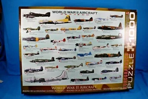 Eurographics 1000 Piece Puzzle World War II Aircraft Open Box Sealed Piece Bag - Picture 1 of 9