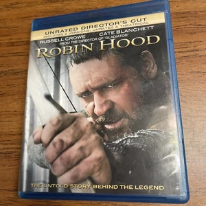 Robin Hood - Blu-Ray DVD Unrated Director's Cut - Russell Crowe - Cate Blanchett - Imagen 1 de 3