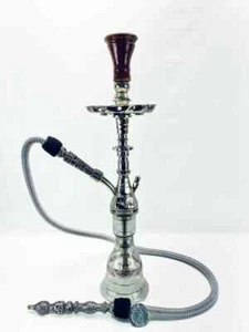 Egyptian Hookah 22" Mini BEAST Silver COLOR Hookah Pipe Ideal free shipping - Picture 1 of 3