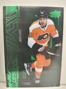 2022-23 Upper Deck SPX Hockey Black Obsidian Rookies Noah Cates *** ssp ** 21/25 - Picture 1 of 2