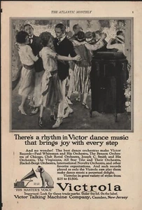 Victrola - 1922 -Victor Talking Machine, Co - People Dancing Vintage Magazine Ad - Bild 1 von 1