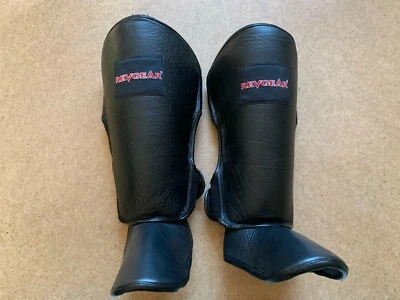 REVGEAR MUAY THAI MMA PRÁCTICA ESPINILLA ALMOHADILLAS EQUIPO DE PROTECCIÓN TALLA M Foto 1 de 4