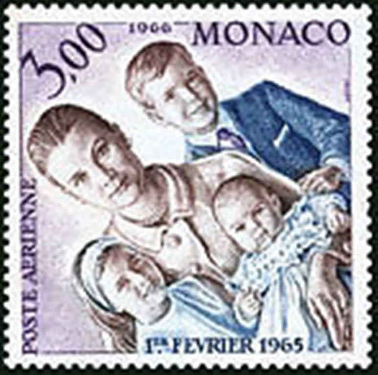 Monaco Post Aerienne 85 "Princesa Gracia Stephanie Albert Caroline" Neufxxttb Foto 1 de 1