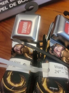 Marvel Loki Comic Strip Buckle Down Sicherheitsgurt Gurt NEU passt Taille Größen 24 - 38 - Bild 1 von 5