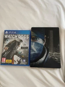 WATCHDOGS STEELBOOK EDITION PS4 PLAYSTATION 4 INC GAME - Picture 1 of 1