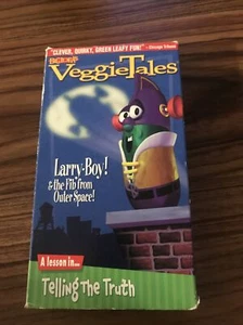 Veggie Tales - Larry Boy the Fib from Outer Space (VHS) - Picture 1 of 8