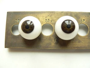 Alte Puppe Augen Glas Antik Biskuit Doll Eyes Glass Pop Puppe Muneca (20) - Bild 1 von 1