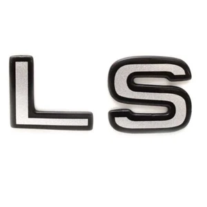 RANGER LS RAISED DECAL 2 3/8" X 1" SILVER/ BLACK 7607224 MARINE BOAT - Picture 1 of 4