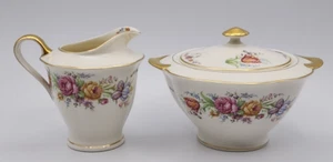 Theodore Haviland New York Bellefleur Pattern Sugar & Creamer - Picture 1 of 18