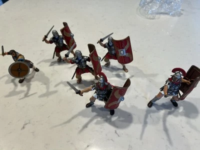 Mega paquete Papo - Seis figuras raras incluyendo centurión, legionario y vikingo Foto 1 de 4
