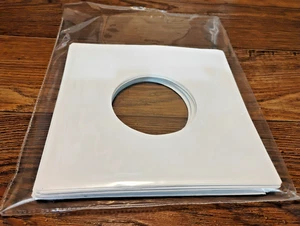 45RPM Unused 7" White Paper Record Sleeves Lot of 43 - Imagen 1 de 3