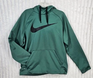Nike DRI-FIT Green Long Sleeve Activewear Hoodie Jacket Size Large - Picture 1 of 9