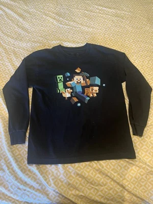 Camisa Oficial Minecraft Jinx Manga Larga (Juventud XL) Foto 1 de 2