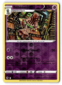 Beheeyem Reverse Holo Uncommon SWSH12: Silver Tempest 080/195 NM - Picture 1 of 2
