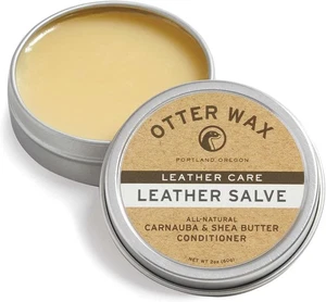 Otter Wax Leather Salve | 2oz | All-Natural Universal Conditioner | Made in...  - Picture 1 of 6