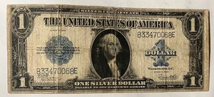 $1 1923 "horse banket" silver certificate!!! - Picture 1 of 2