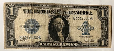 $1 1923 "horse banket" silver certificate!!! - Image 1 of 2