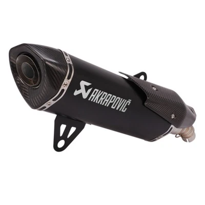 Fit for BMW C400GT C400X 2018-2024 Slip-On Exhaust Muffler Pipe Carbon Fiber Foto 1 de 4