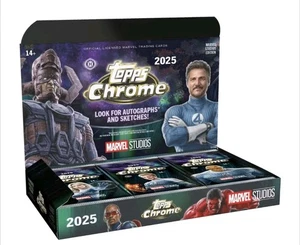 2025 Topps Chrome Marvel Studios Hobby Box Sealed Presale - Confirmed Order - Bild 1 von 3