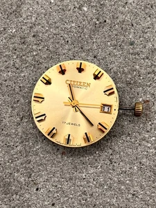 #1628 CITIZEN 6000-160255 CAL. 6001 UHRWERK AUTOMATIK MOVEMENT MECHANISM WORKING - Picture 1 of 3