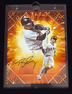 2025 Emanate Baseball - Buster Posey Autograph - Orange 16/25 - Auto - Giants - Picture 1 of 3