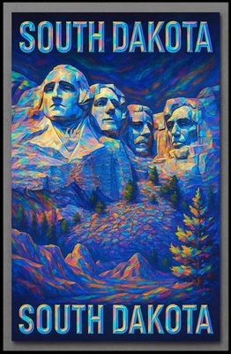 Mount Rushmore In South Dakota Poster - Image 1 of 4