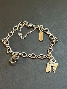 James Avery Sterling Silver 925 Charm Bracelet with 2 charms 7" Length - Picture 1 of 15