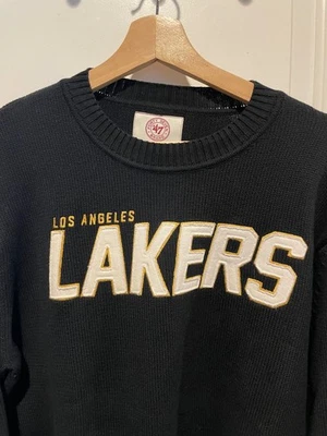 Talla GRANDE: Suéter Tejido Marca LA Lakers 47 Negro  Foto 1 de 4