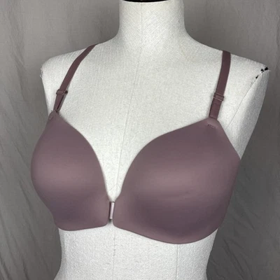 Sujetador Soma ENBLISS Racerback 36B Malva Cierre Frontal Correas Ajustables Suave Suave Suave Foto 1 de 4