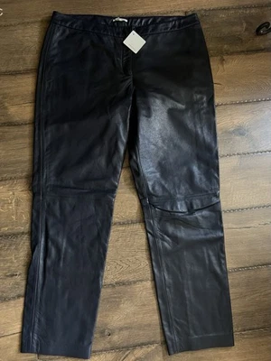 ГАЛОГЕННЫЕ ЖЕНСКИЕ 100% КОЖИ ВЫСОТЫ RISED БРЮКИ РАЗМЕР 14 НОВЫЙ С ЯРЛЫКАМИ - Изображение 1 из 3