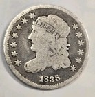 1835 CAPPED BUST HALF DIME VG
