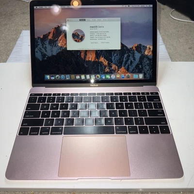 Apple ‎MacBook 12 in 2016/Intel Core M3 1.10 GHz, 256 GB 8 GB, Rose Gold - Image 1 of 4