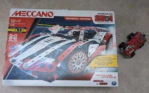 MECCANO, 25-in-1 Motorized Supercar STEM Model Building Kit - Picture 1 of 4