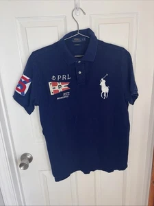 🚨 Polo Ralph Lauren 5 PRL vintage rugby polo tee t-shirt men’s Large - Picture 1 of 6