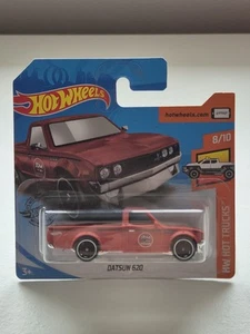 1:64 - Hot Wheels - HW Hot Trucks - Datsun 620 - Red - Picture 1 of 3